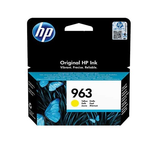 [3JA25AE/BGX] HP 963 - Cartouche encre Jaune - 10 ml - 700 pages - ( MC 50 )