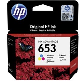 CRT HP 653 - encre 3-couleurs - (MC 60)