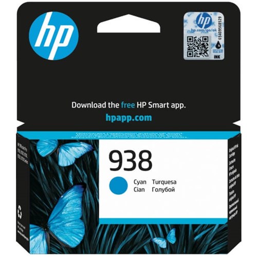 CRT HP 938 Cartouche Encre Authentique Cyan - 800 pages