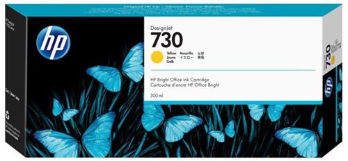 HP 730 - 300 ml - haute capacité - jaune - originale