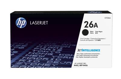 HP TONER 26A Noir - 3 100p Avaibility